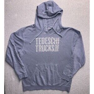 Tedeschi Trucks Band Blue Men’s Graphic Hoodie - Size Large